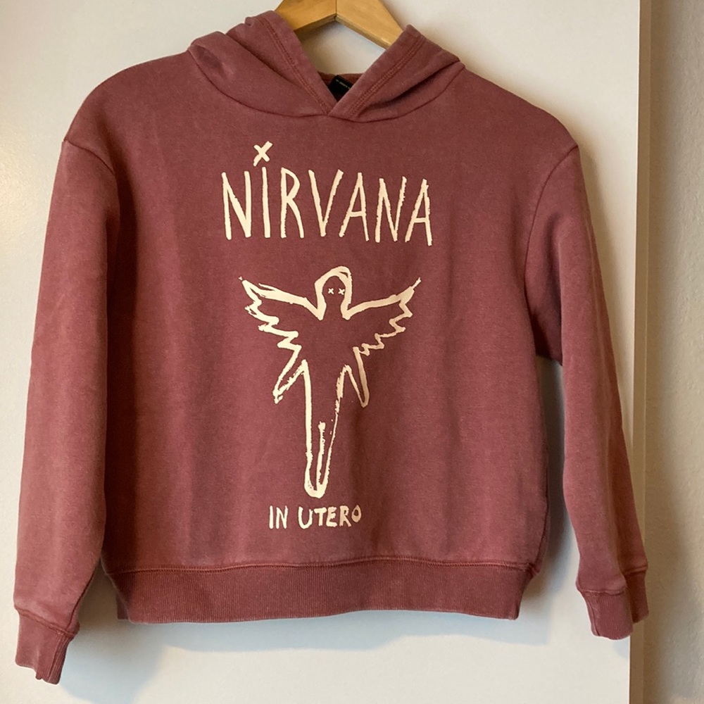 Child size 12 Nirvana Hoody Cotton On unisex